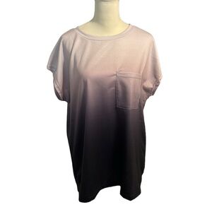 Ombré casual tshirt top size medium